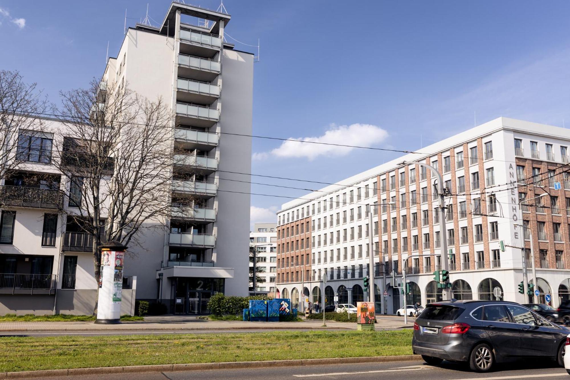 Pineapple Apartments Studio-Apartment Am Zwinger دريسدن المظهر الخارجي الصورة