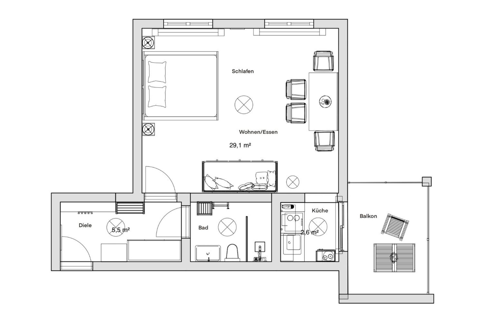 Pineapple Apartments Studio-Apartment Am Zwinger دريسدن المظهر الخارجي الصورة